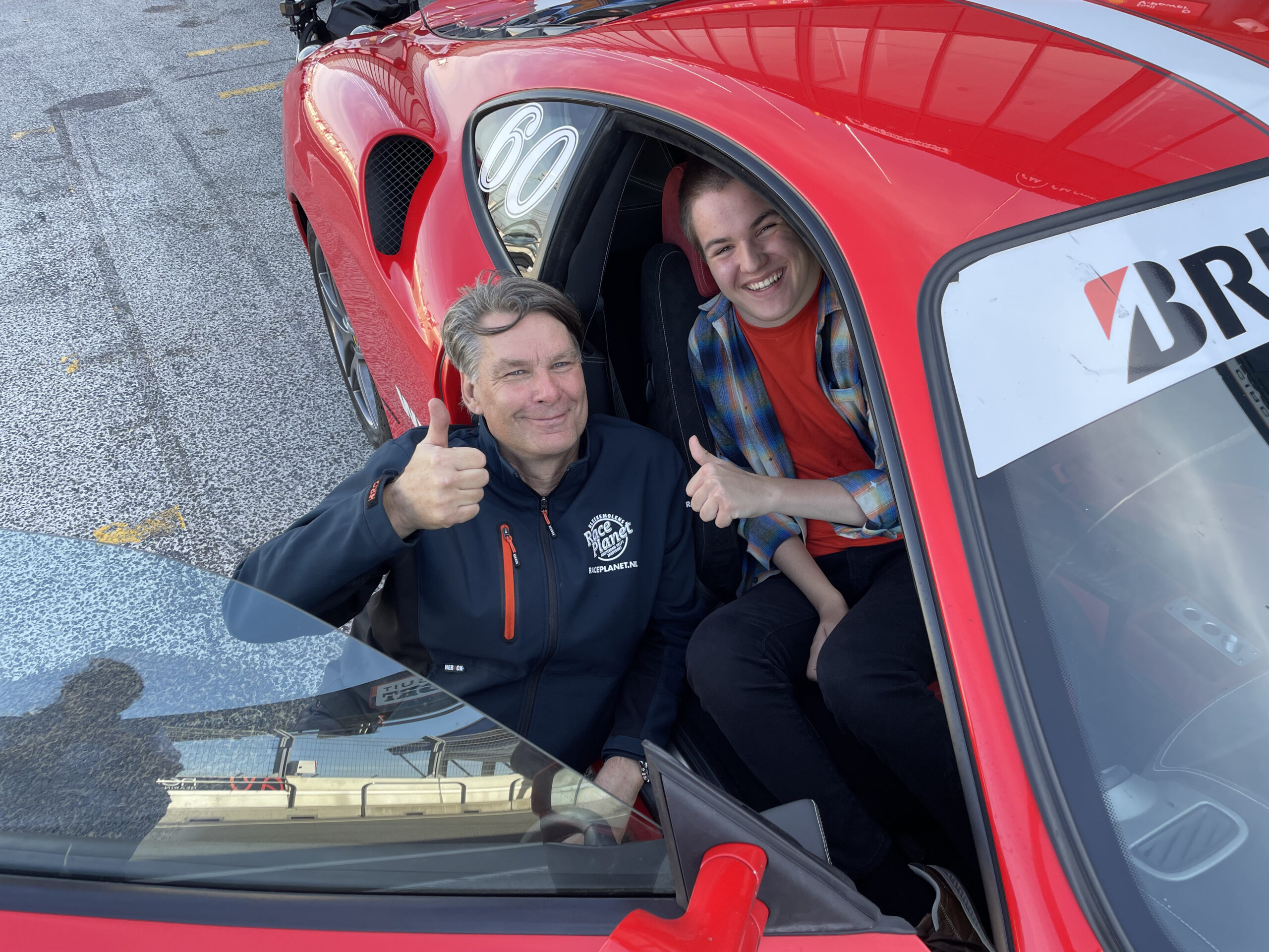 Liam bij Race Planet Zandvoort